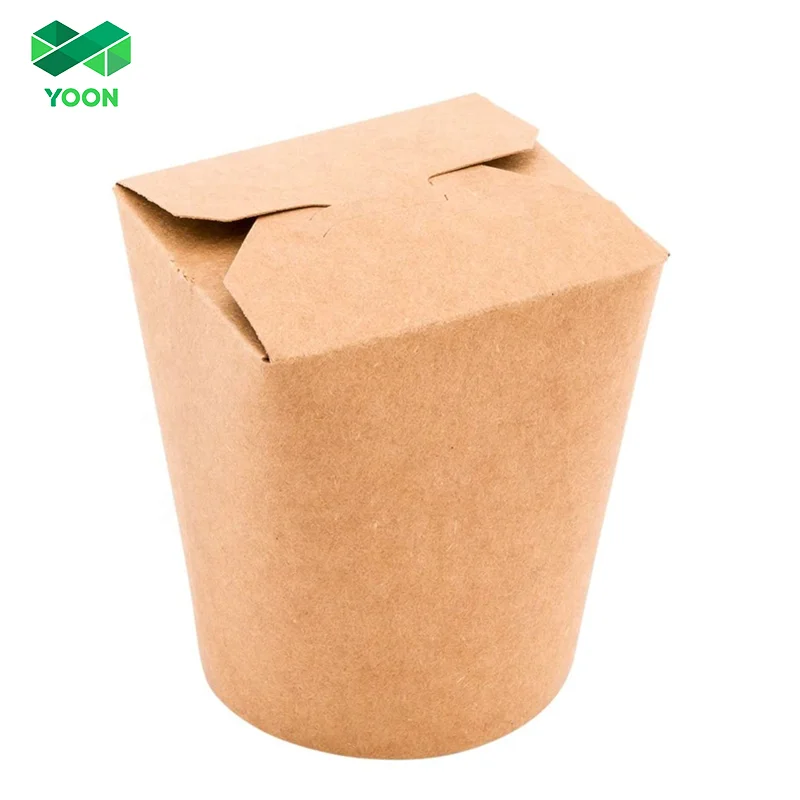 China manufacturer custom disposable kraft paper takeaway packaging box roast meat fried rice fast food square packing lunch box