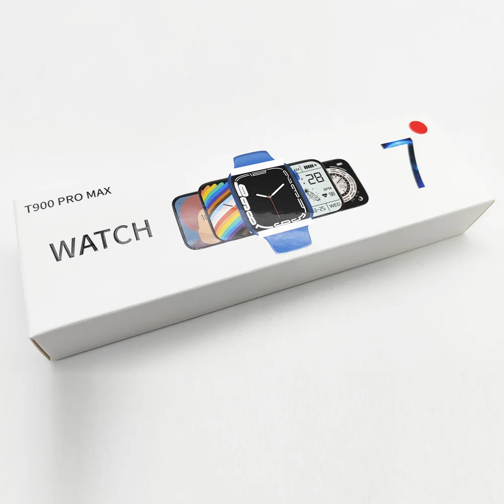 Hot sale t900 pro max serie 7smart watch android touch screen fitness electronics reloj inteligente smartwatch t900 pro max