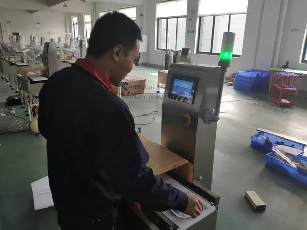 Egg Food Checkweigher with Printer Checkweighing Solutions Weight Checker Conveyor Check Weigher
