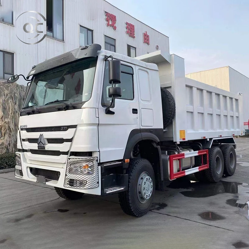 Second Hand Sinotruck Howo 8x4 371hp Diesel Dump Trucks Heavy Duty Diesel Engine Howo 8x4 12 Wheel Howo Tipper Dump Truck