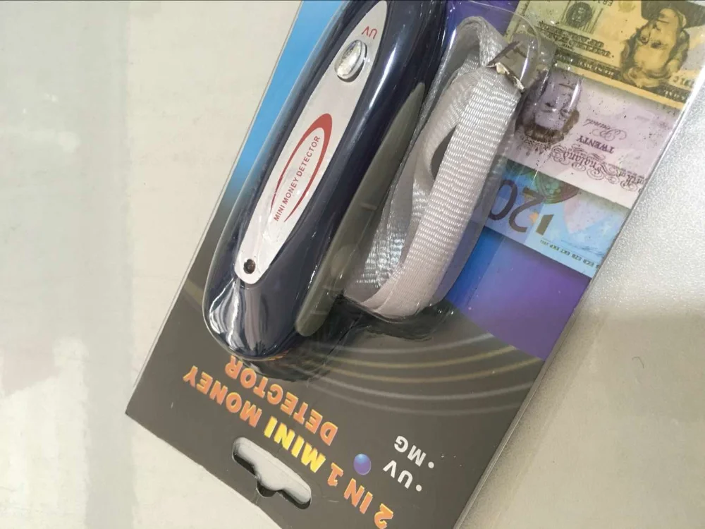 FJ-323 Multifunction 2 In 1 UV MG Detection Mini Money Detector