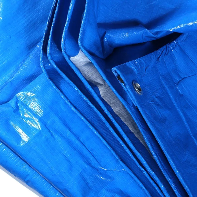 China Linyi Factory White PE Tarpaulin Rolls Waterproof and