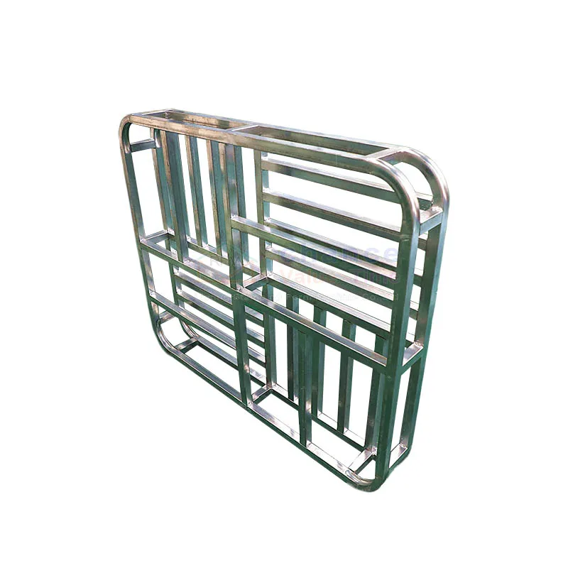 Wholesale customized 48x48 four-way new high quality  Stack Steel Pallet for logistic turnover