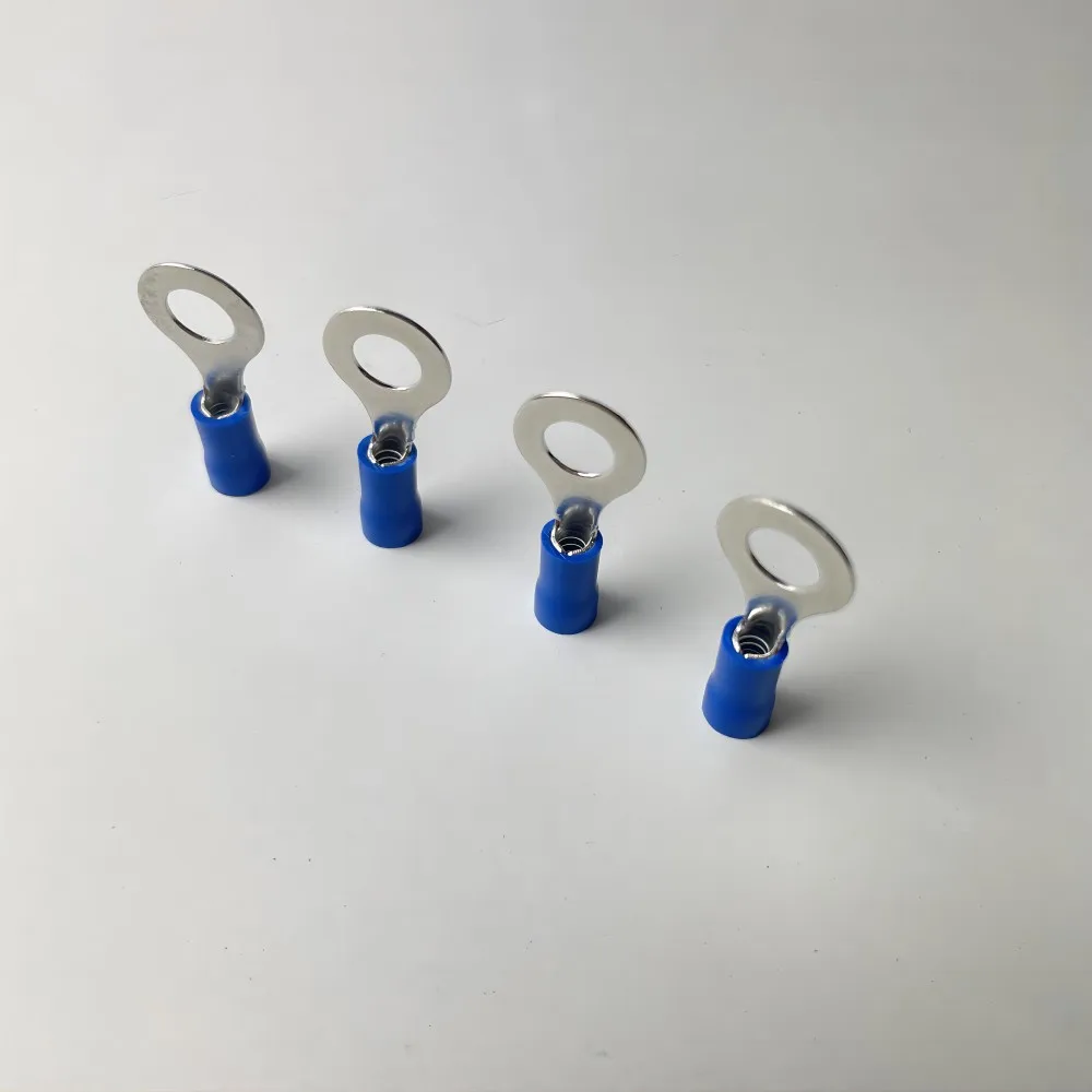 Wholesale Price Red Blue Black Yellow Ring Crimp Electronic Insulated Wire Screw Terminal Block Connector Spade Terminal