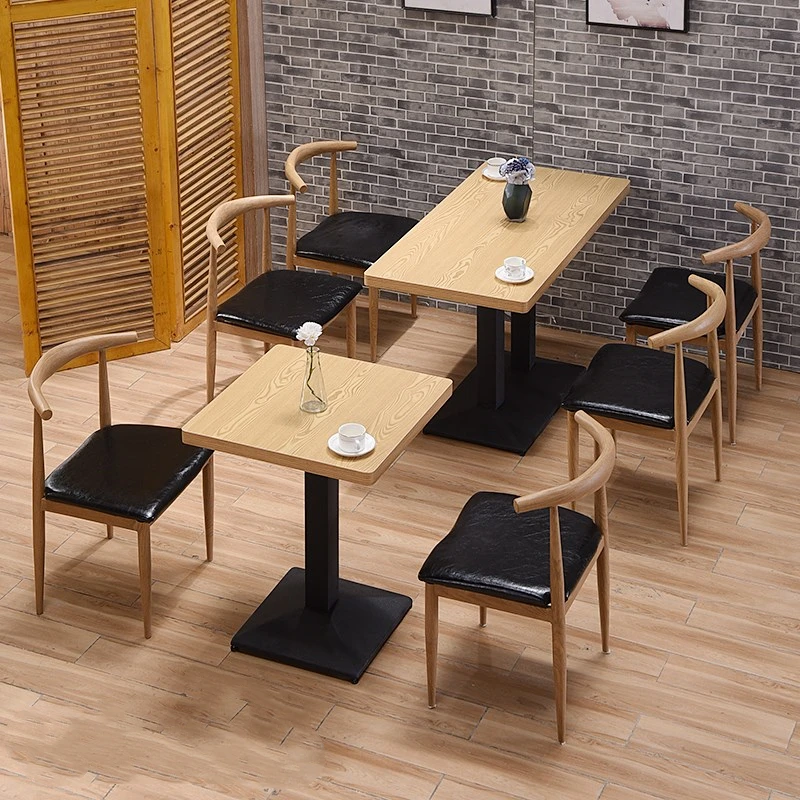 
Fashion cast iron dinning plywood table and chair set for sale 