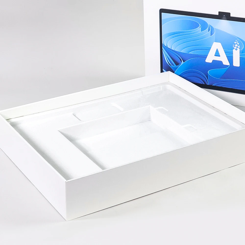Custom-Printed AI Smart Machine Lid and Base Gift Box with Inner Lining and Protective Closure