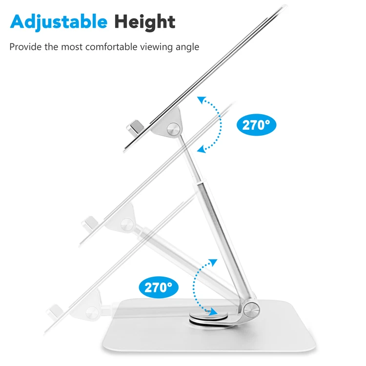 Great Roc OEM/ODM desk portable computer holder fits for 17 inch laptop riser adjustable laptop stand aluminium for macbook