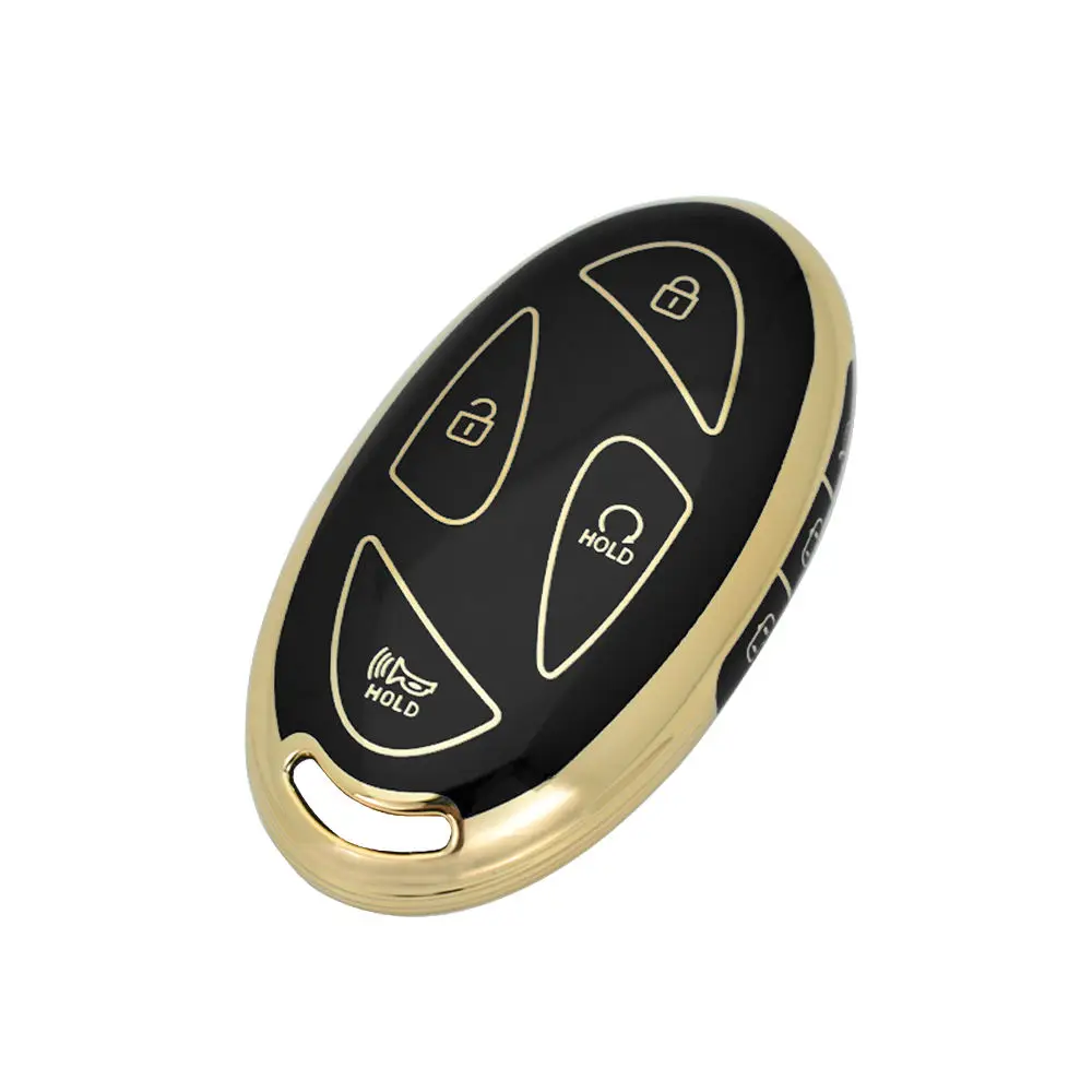 5 /7 Buttons TPU Car Key Cover For Hyundai Grandeur GN7 Car Remote Key Case Cover Protective Shell Auto Shell Fob Case Keychain