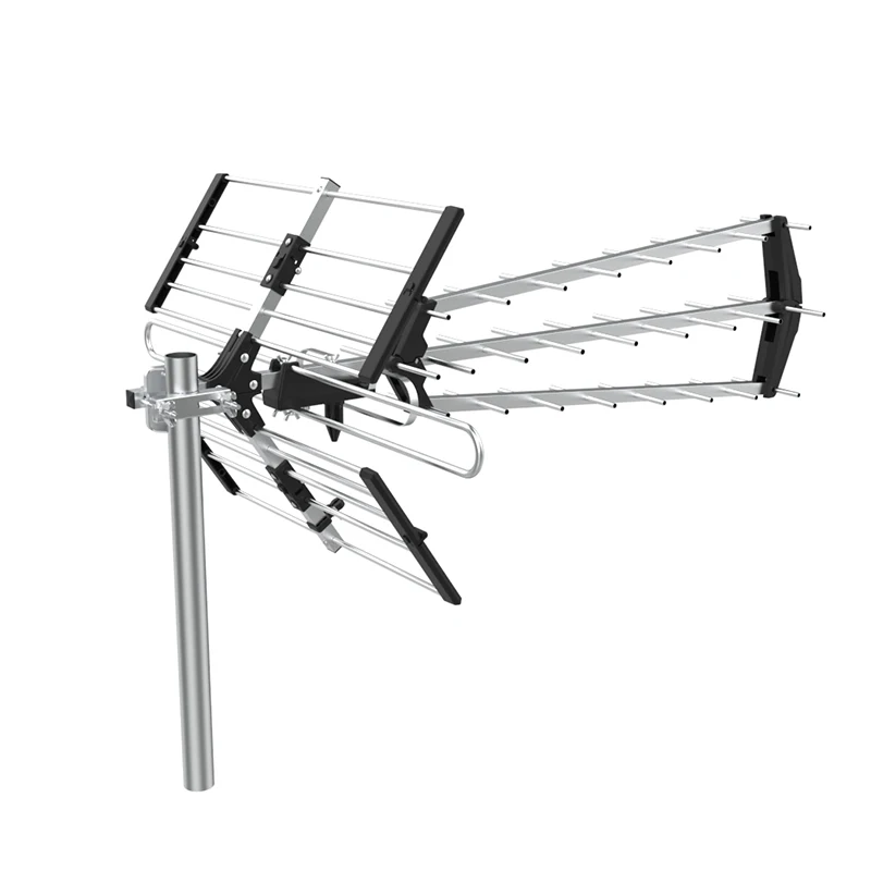 GREENTEK Yagi Digital TV Amplifier High Gain HDTV UHF VHF TV Outdoor DVB T2 HD Antenna TV-antenna for Digital Reception