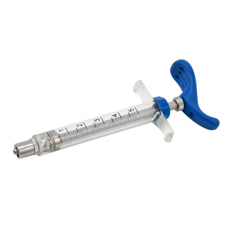 Plain 5ml syringe veterinary plastic injectors