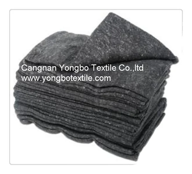 Hot sale 100% recycle material shipping grey blanket