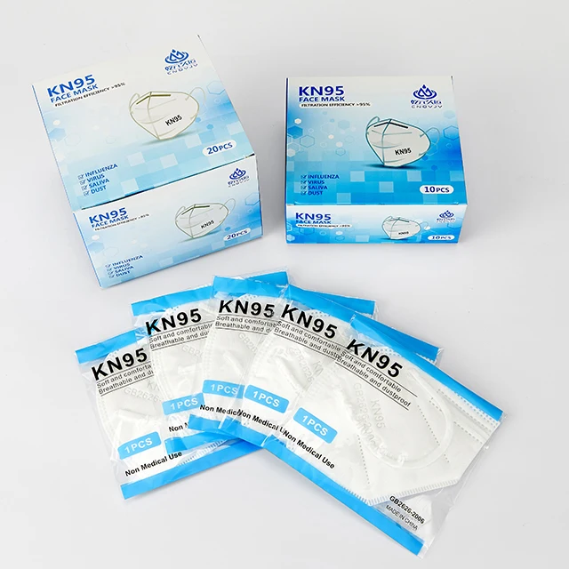 Китайский производитель оптовая продажа Стандартная маска kn95mask kn95 респиратор с 5 слоями хорошее качество