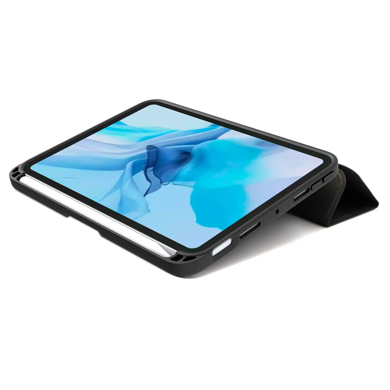 PU Leather Pencil Holder Trifold Magnet Cover Smart Magnetic Tablet Leather Folia Case for iPad Mini 6 inch 2021