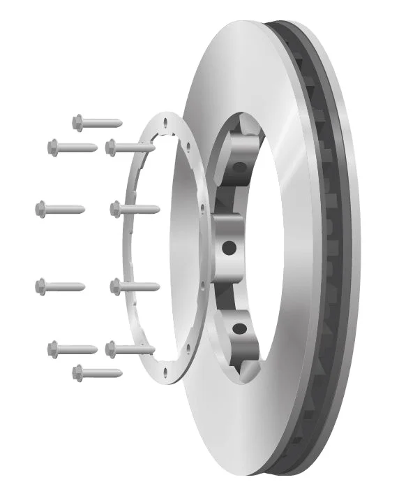 1812582 1726138 1640561 For DAF with repair kits heavy duty truck brake disc 1387439