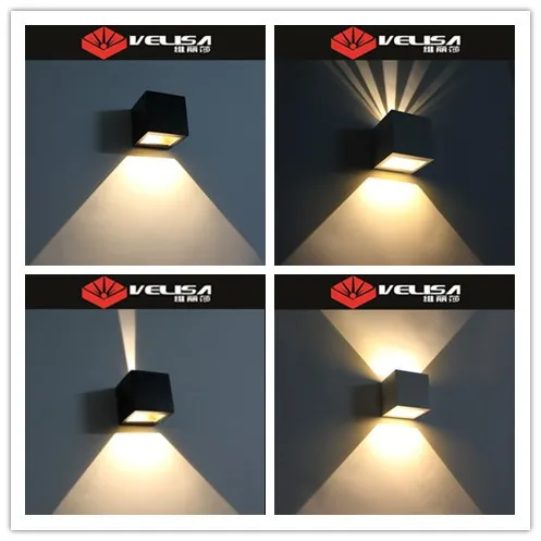 (VELISA VL3001B 3W ) Hotel Decro Single Head One Ray Wall Light Wall Lamps IP54 Dusk Waterproof