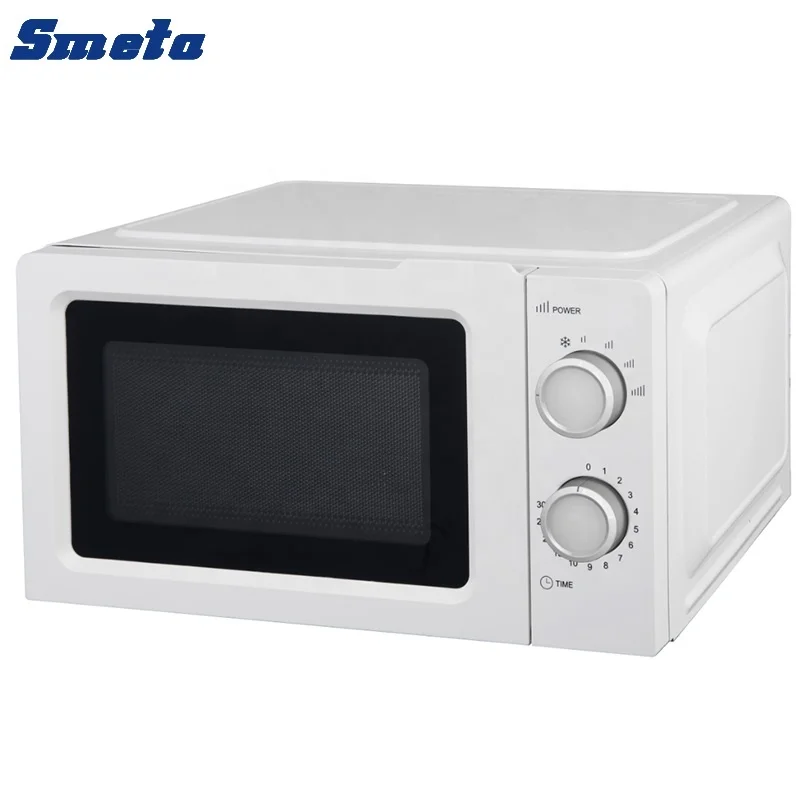  20L механическим управлением 700W дешевая стеклянная микроволновая печь для