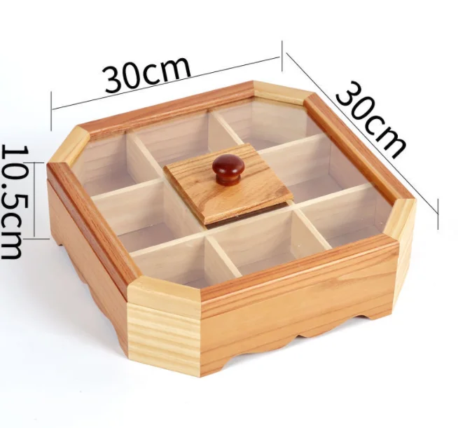 wooden dry fruit tray hot sale products for living room kitchen Wooden tray widely used wooden food serving tray