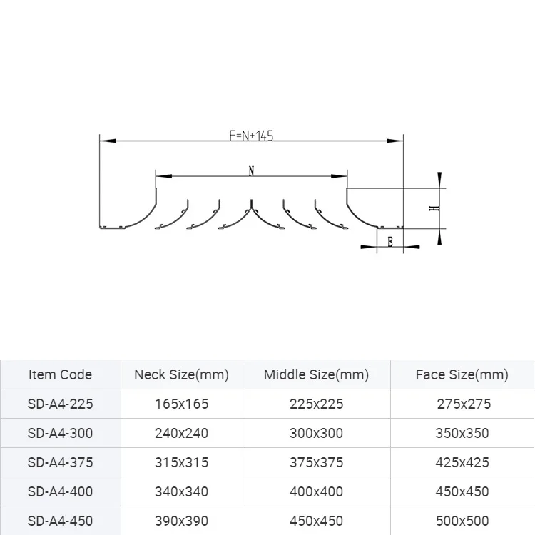 Powder coated 4 way supply ceiling air conditioning diffuser