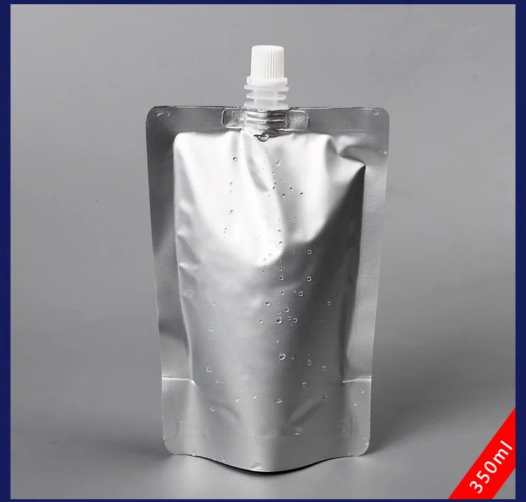 aluminum foil nozzle bag Plastic Beverage Bags DIY Drinking Fruit Juice Storage Bag Stand Up Spout pouches