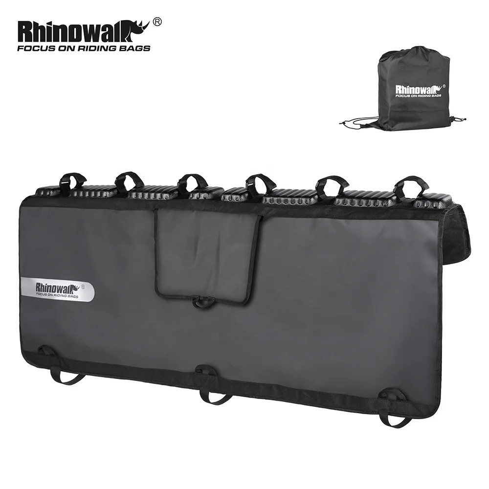 Rhinowalk Waterproof Pickup Truck Bed Tailgate Crash Pad Protector w/ 6 Bike Rack Straps