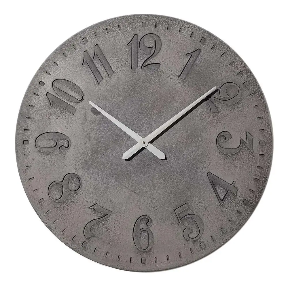 Fuzhou custom manufacture vintage distressed wooden wall clock