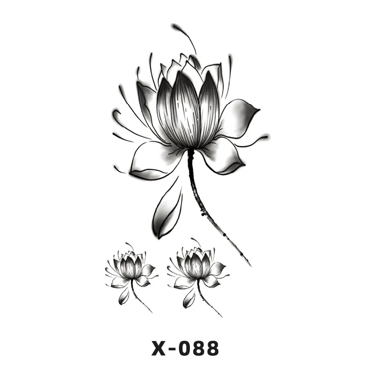 Creative Multiple Designs Water Transfer Skin Safe Lasting Tattoos Personalized Temporary Tattoo Sticker