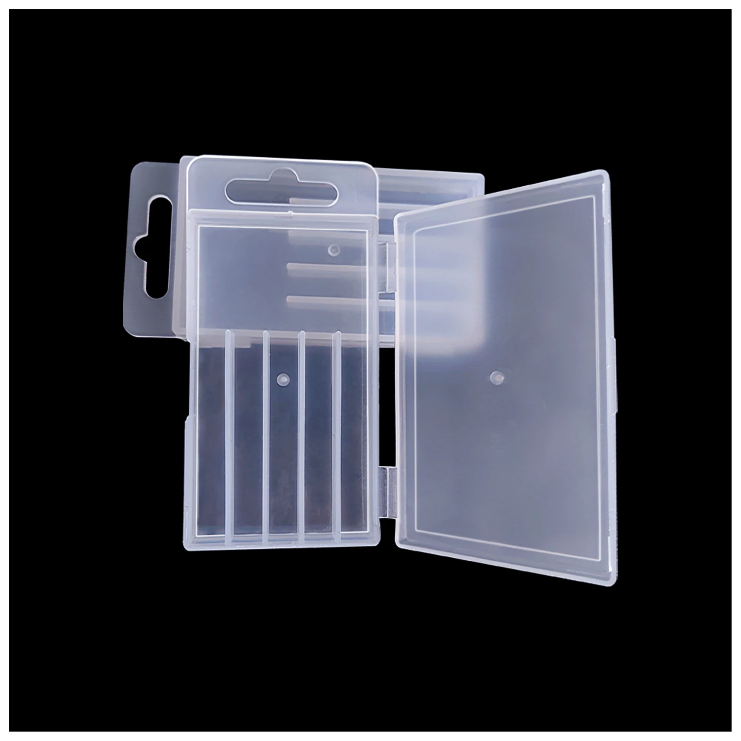 Manufacturer direct sales high-quality plastic drill bit packaging box, nail drill bit storage box, nail drill bit holder box