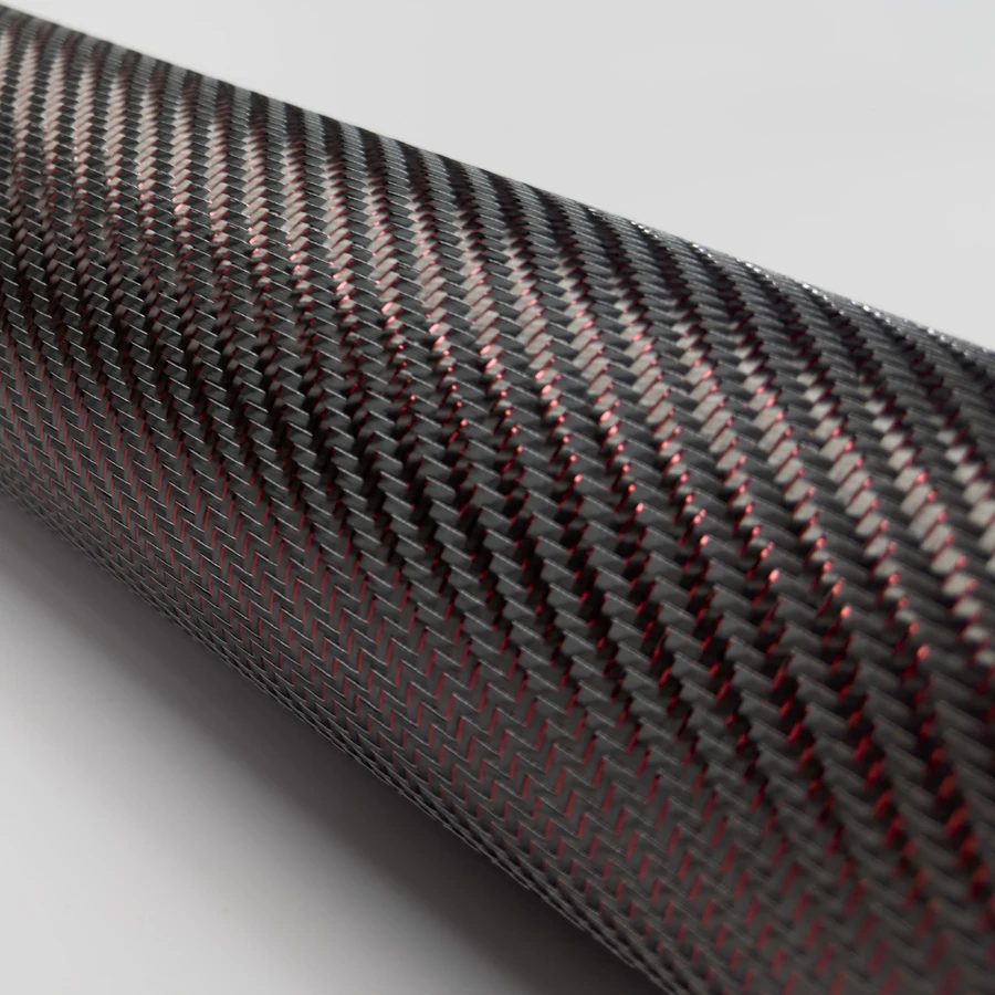 Hot Selling 3K 200gsm Colored Carbon Fiber Fabric Twill Carbon Fiber Fabric Cloth