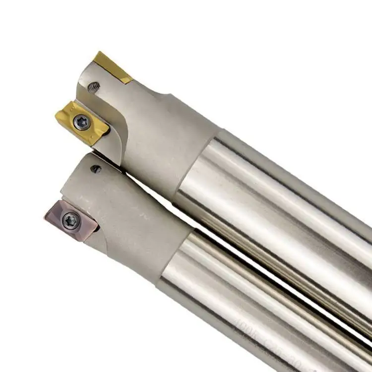 Alloy material for hardened steel milling blades for modular tools of end mills