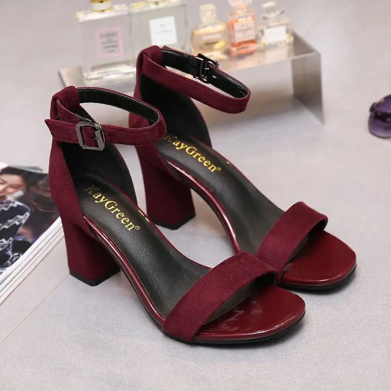 Wholesale high heel shoes For Woman shoes comfortable Fashion black Women Sandals