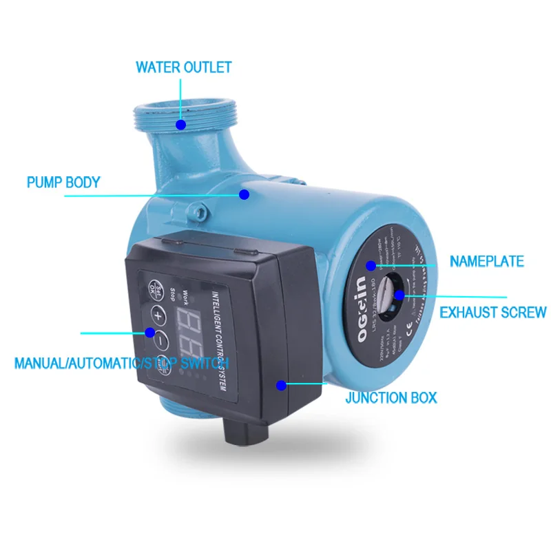 High Efficiency Bombas De Agua Inteligente High Temperature Circulating Booster Water Bath With  Pump 0.5Hp