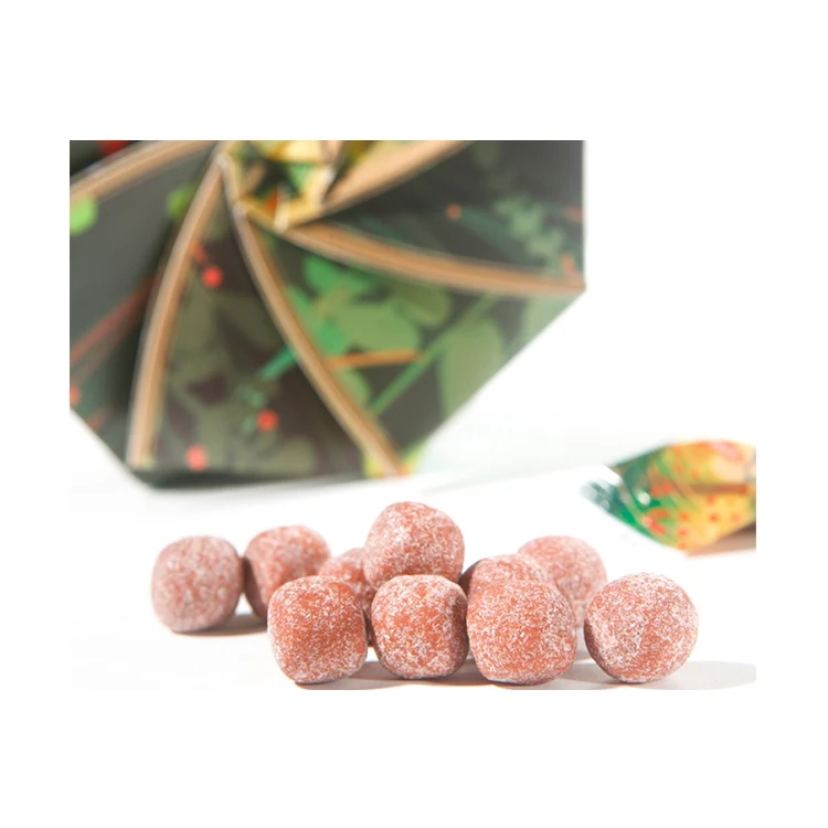 
Factory Sale Customized Paper Plate Gift Package Assorted Gummy Candy Dried Fruit Qingmei Greengage Pitted Umeboshi Prune Candy 