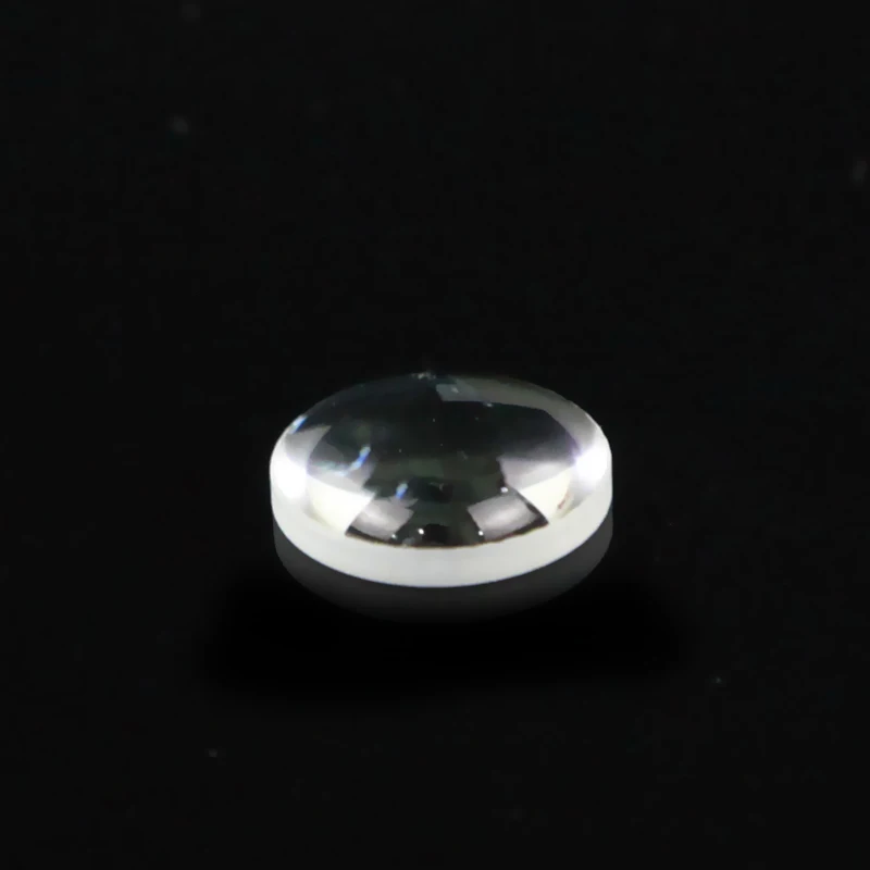 Диаметр 5 мм, фокусное расстояние 10 мм, лазерный плавленый УФ кварцевый плоский выпуклый объектив