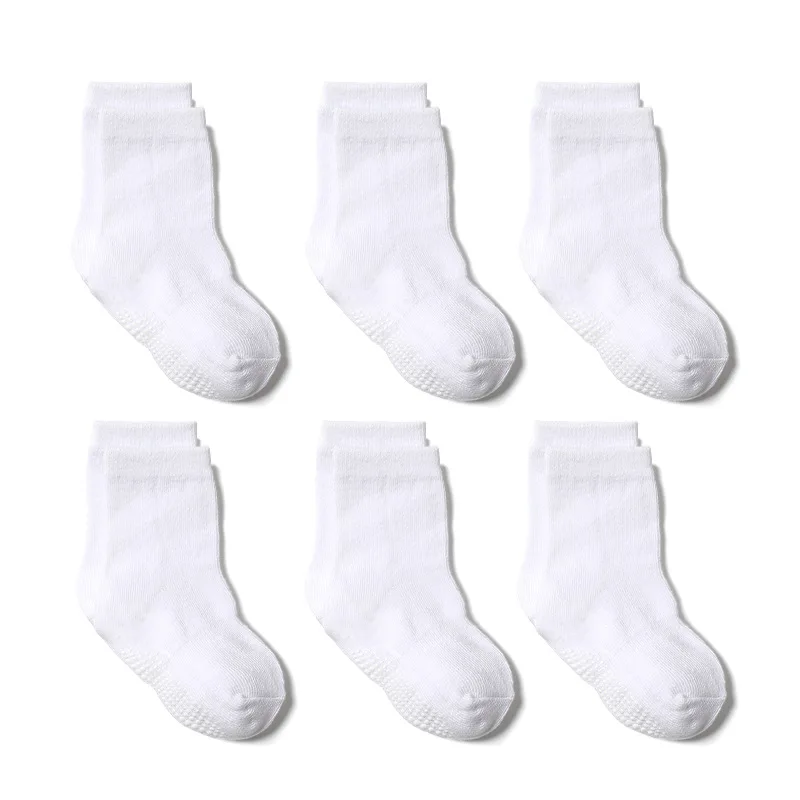 Custom logo cotton warm winter socks kids anti slip  baby socks wholesale