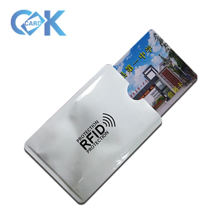 Anti-spy Anti-Reading NFC Card Protecter Sleeve RFID Blocking Card Sleeve Holder For Protecting IC Card Information