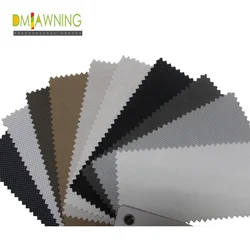 Patio Motorized outdoor windproof blinds Zip track vertical roller blind awning