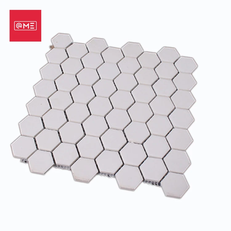hexagonal tiles 92% 95% 99% Alumina ceramic mats grid tape