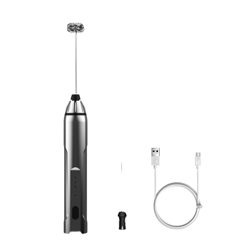 Portable Handheld electric Mixer Milk Frother Egg Beater Food Whisk Stirrer USB Rechargeable Hand Blender