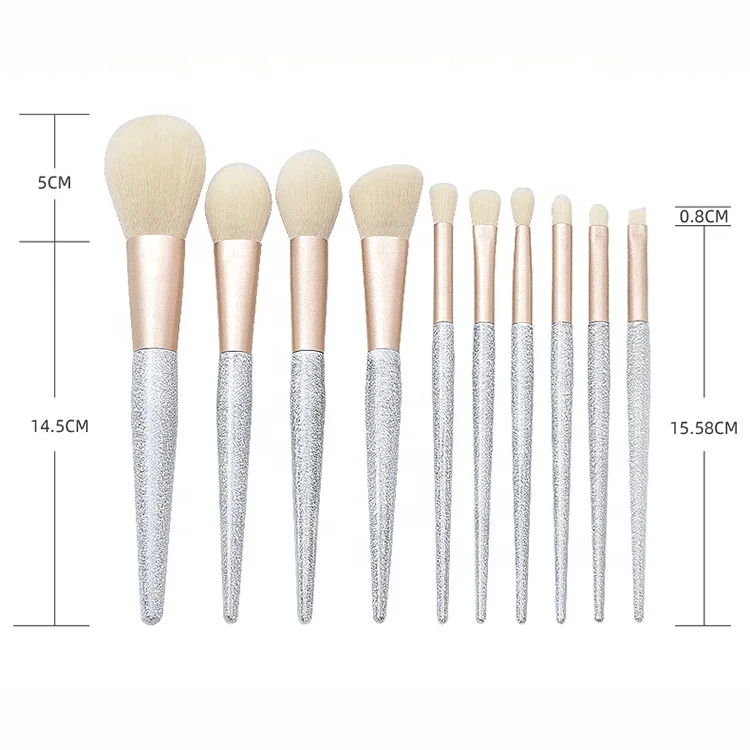 4 In 1 Professional Makeup Brush Diamond Makeup Brush Set