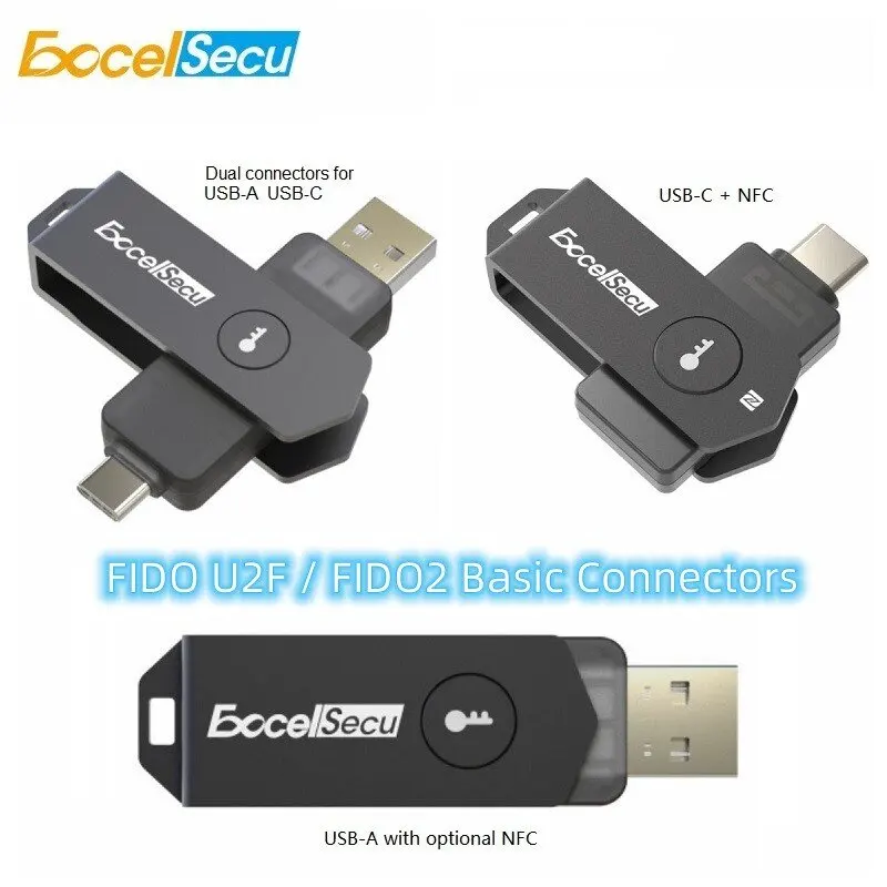 eSecuFIDO-FD202 FIDO2 USB-A NFC Security key universal 2nd factor