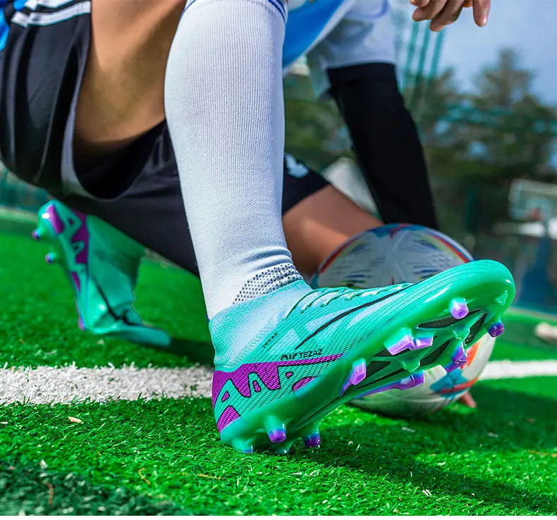 Brand Soccer Cleats Boots Md Training Chaussures De Football Football Boots Predators Accuracy Orange For Adult