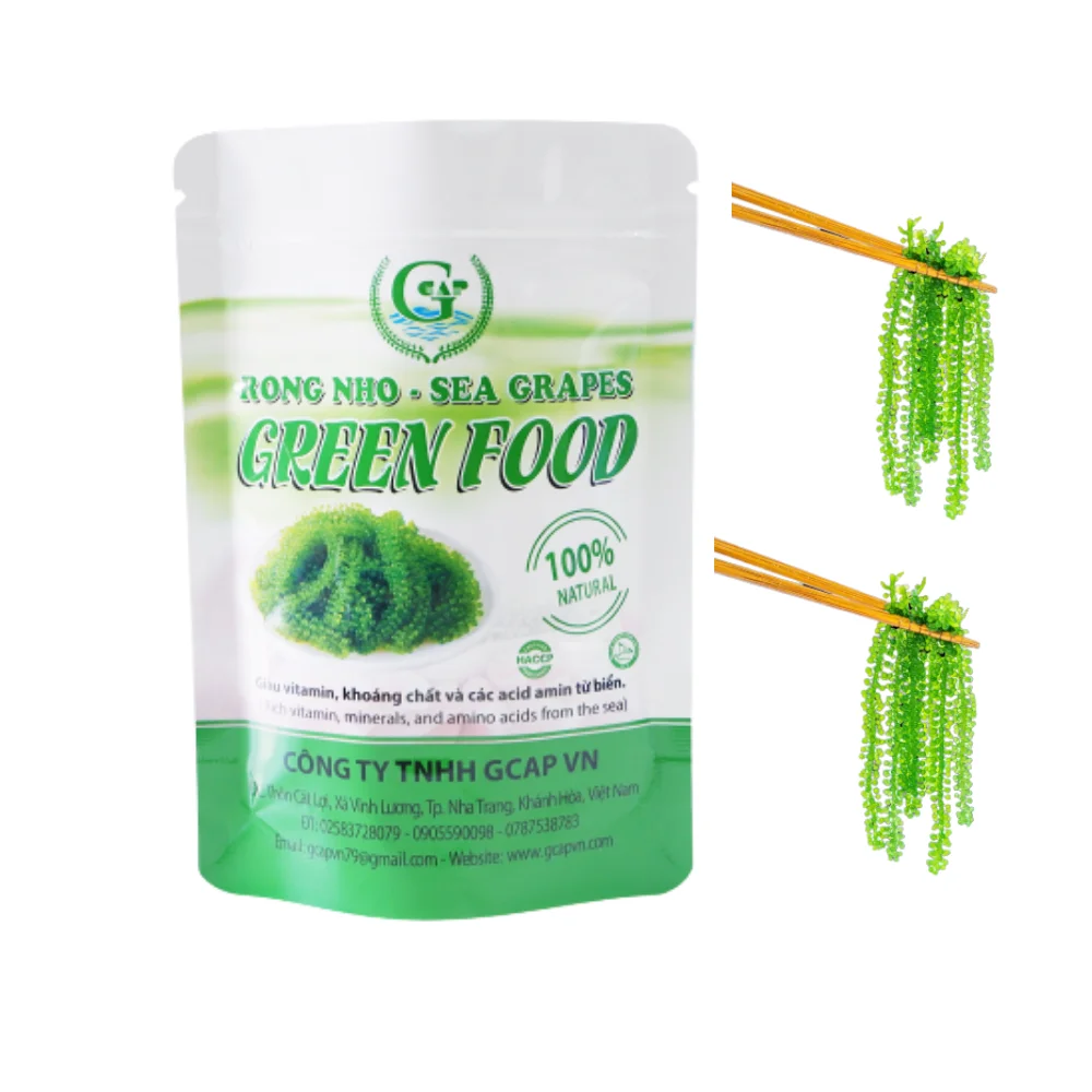 Seaweed Snacks Seagrapes 100% Natural Sea Grape Dried Longevity Top Favorite Product Iso Certification Packaging In Carton Box