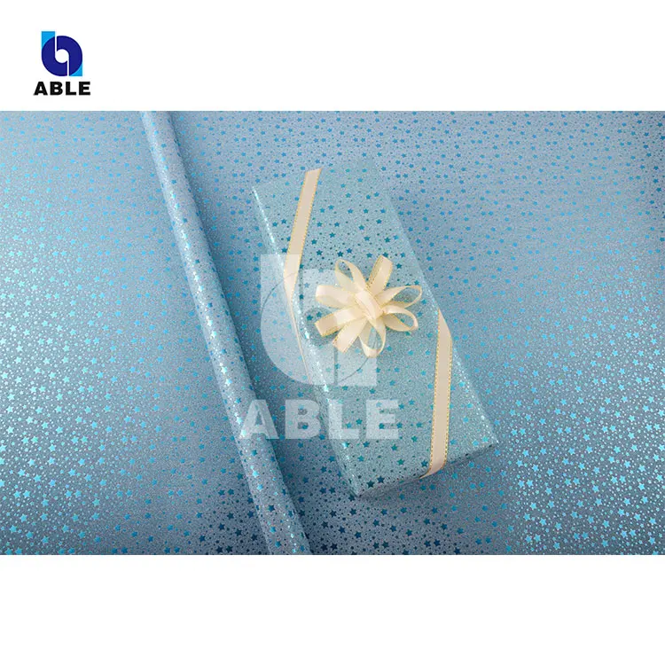 
Wholesale 50*70cm pink plastic sparkling glitter sheet gift wrapping paper for Christmas 