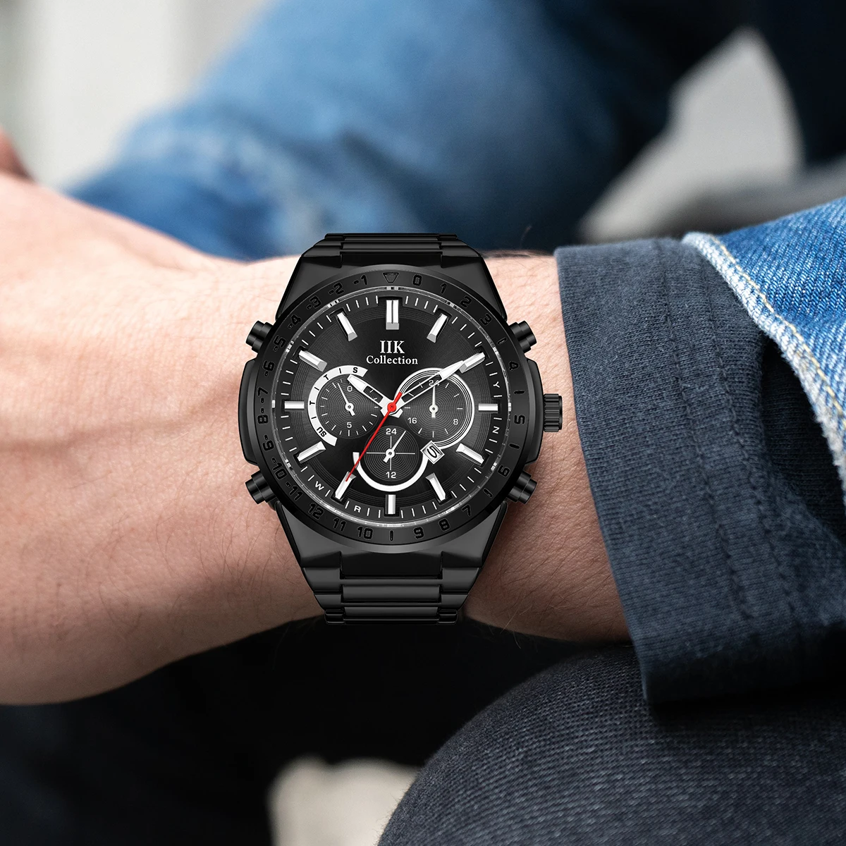 Sport Watches For Men Waterproof Pnp Watch Watches 24 Hour Dial Quartz Wristwatches
