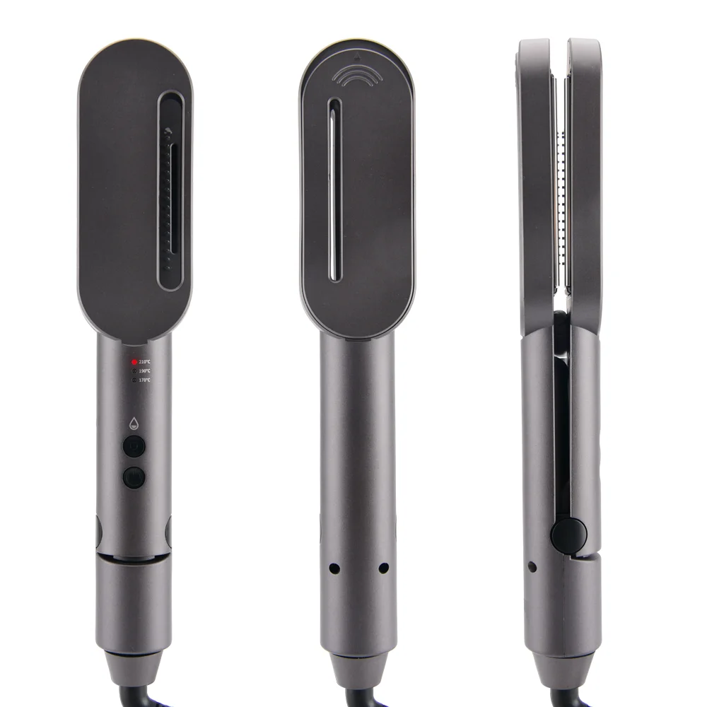 Professional Atomize Essential Oils Nursing Hair Style Tool Argan Oil Flat Iron Titanium Hair Straightener