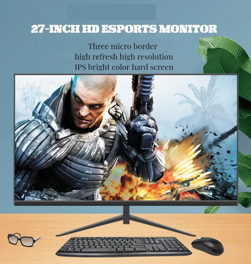 Desktops 1K 2K 4K LCD Monitors 27 Inch Gamer Display 144Hz Monitor 165Hz PC Gaming