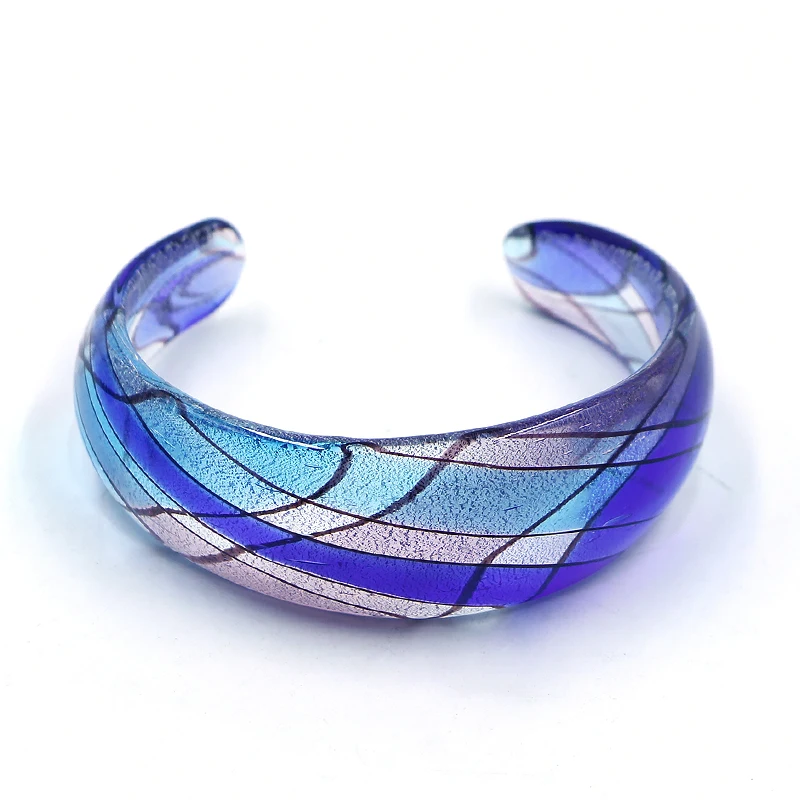 Murano Lampwork Glass Bangle Ladies  Bracelet Wholesale