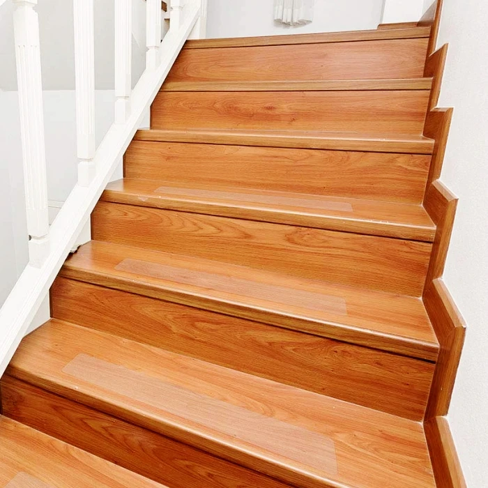 Pre-cut Adhesive Transparent Anti Slip Indoor Stair Tread Strips