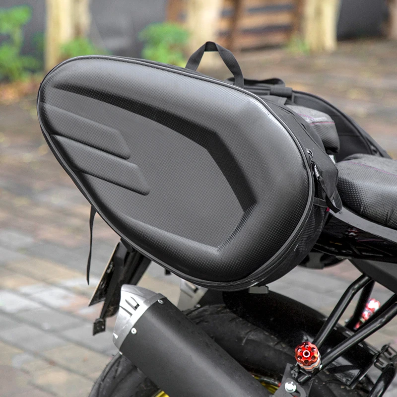 Moto Helmet Travel side Bags Waterproof Motorcycle Saddle Fuel Tank bag Saddle Side Bag Tail Luggage Suitcase