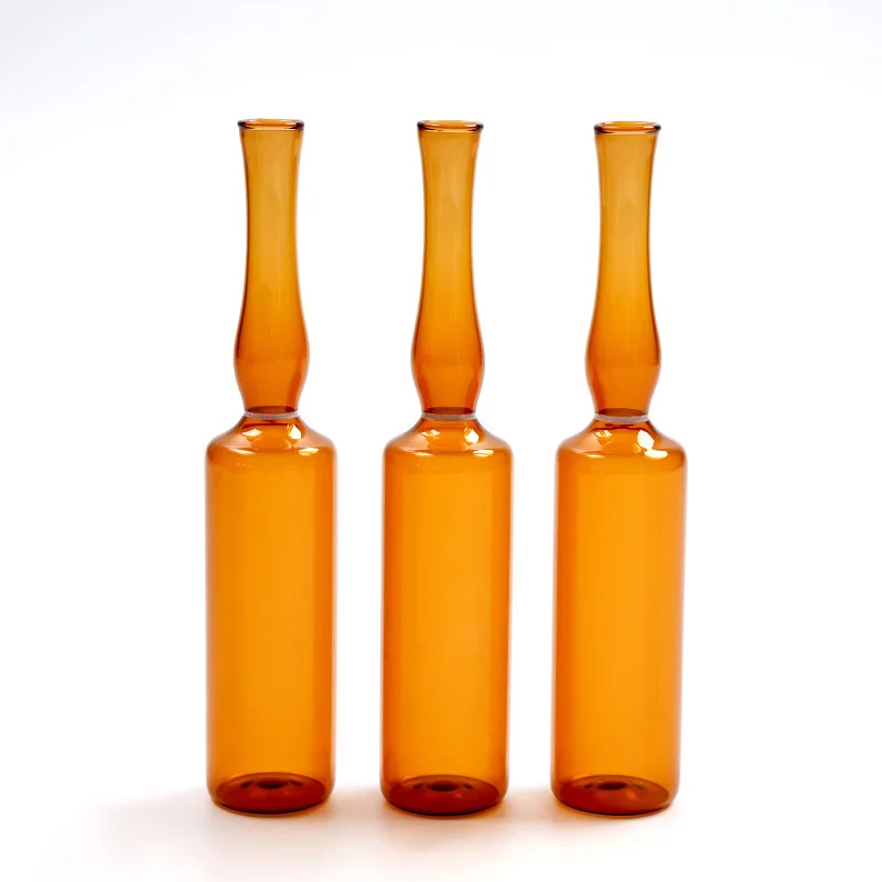 Factory sale vitamin c collagen glass ampoule for face Anti aging Brightening skin care Hyaluronic Acid serum